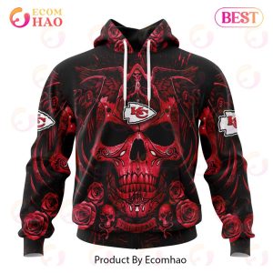 Best NFL Kansas City Chiefs Special Design With Skull Art 3D Hoodie Limited Edition