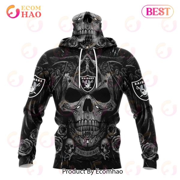 Best NFL Las Vegas Raiders Special Design With Skull Art 3D Hoodie Limited Edition
