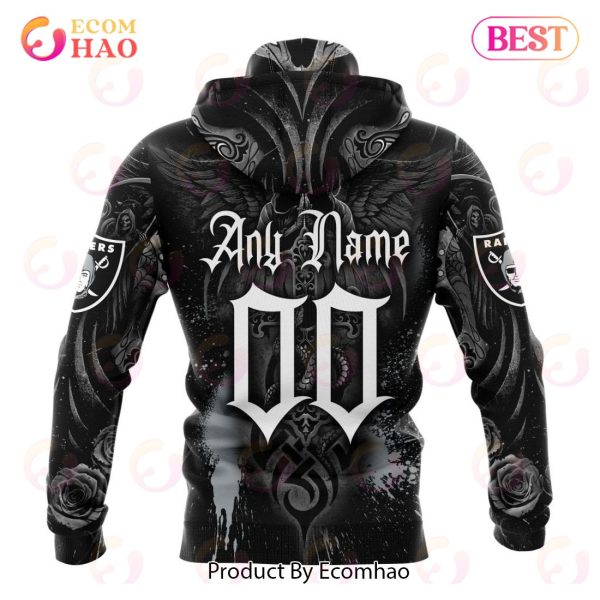 Best NFL Las Vegas Raiders Special Design With Skull Art 3D Hoodie Limited Edition