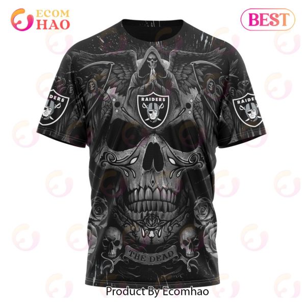 Best NFL Las Vegas Raiders Special Design With Skull Art 3D Hoodie Limited Edition