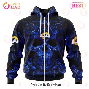 Best NFL Los Angeles Rams Special Design With Skull Art 3D Hoodie Limited Edition