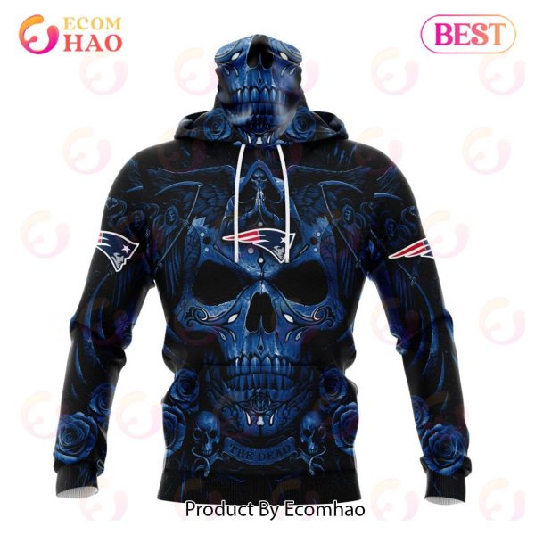 Best NFL New England Patriots Special Design With Skull Art 3D Hoodie Limited Edition
