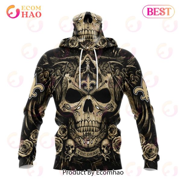 Best NFL New Orleans Saints Special Design With Skull Art 3D Hoodie Limited Edition