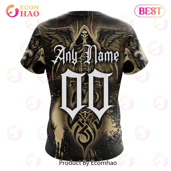 Best NFL New Orleans Saints Special Design With Skull Art 3D Hoodie Limited Edition