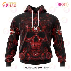 Best NFL San Francisco 49ers Special Design With Skull Art 3D Hoodie Limited Edition