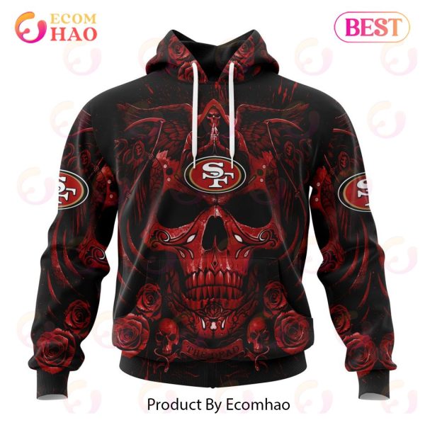 Best NFL San Francisco 49ers Special Design With Skull Art 3D Hoodie ...