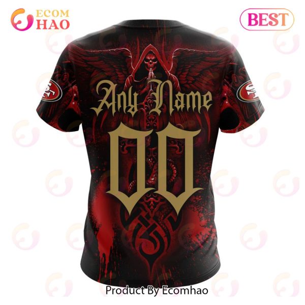 Best NFL San Francisco 49ers Special Design With Skull Art 3D Hoodie Limited Edition