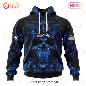 Best NFL Seattle Seahawks Special Design With Skull Art 3D Hoodie Limited Edition