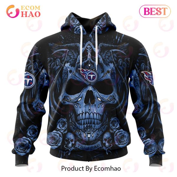 Best NFL Tennessee Titans Special Design With Skull Art 3D Hoodie Limited Edition