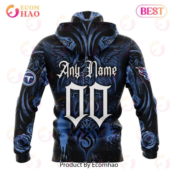 Best NFL Tennessee Titans Special Design With Skull Art 3D Hoodie Limited Edition