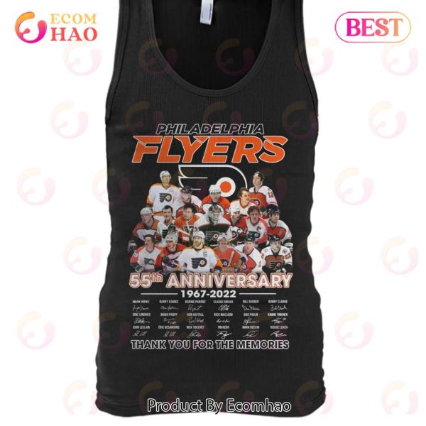 Philadelphia Flyers 55th Anniversary 1967 - 2022 Thank You For The