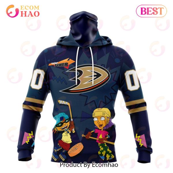 NHL Anaheim Ducks Specialized For Rocket Power 3D Hoodie
