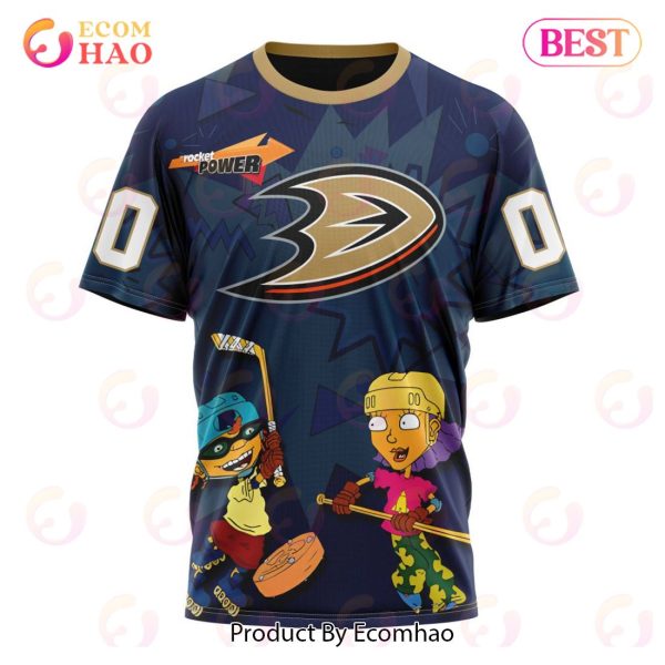 NHL Anaheim Ducks Specialized For Rocket Power 3D Hoodie