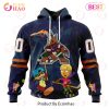 NHL Boston Bruins Specialized For Rocket Power 3D Hoodie