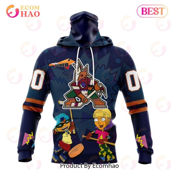 NHL Arizona Coyotes Specialized For Rocket Power 3D Hoodie