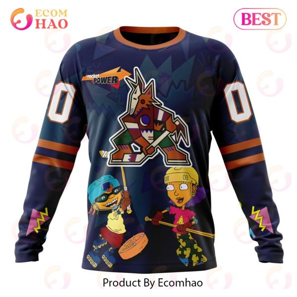 NHL Arizona Coyotes Specialized For Rocket Power 3D Hoodie