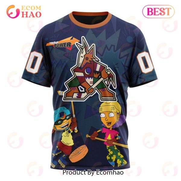 NHL Arizona Coyotes Specialized For Rocket Power 3D Hoodie