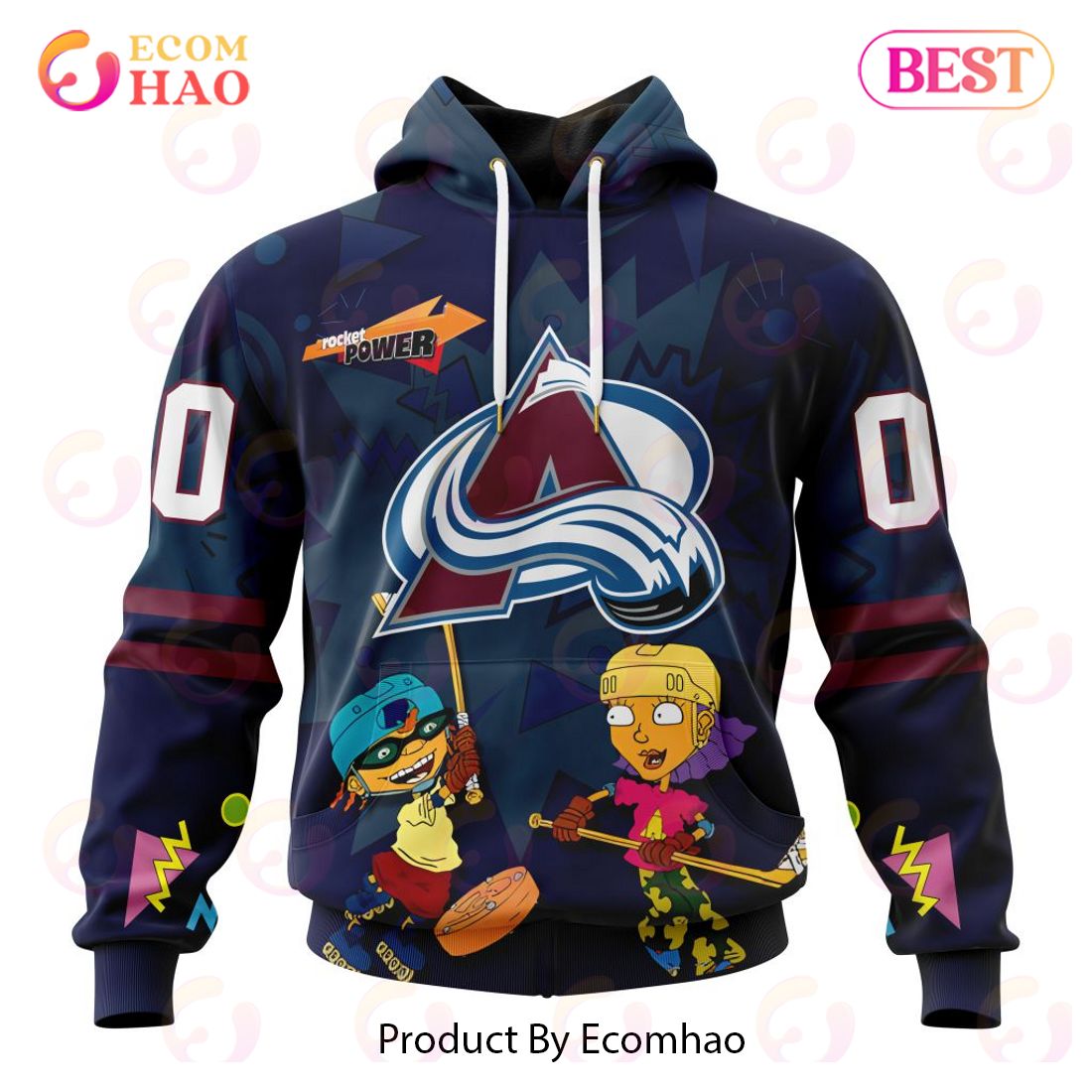 NHL Florida Panthers Specialized For Rocket Power 3D Hoodie