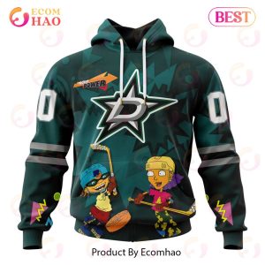 NHL Dallas Stars Specialized For Rocket Power 3D Hoodie