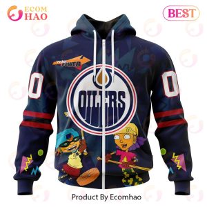 NHL Edmonton Oilers Specialized For Rocket Power 3D Hoodie