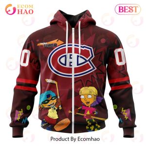 NHL Montreal Canadiens Specialized For Rocket Power 3D Hoodie