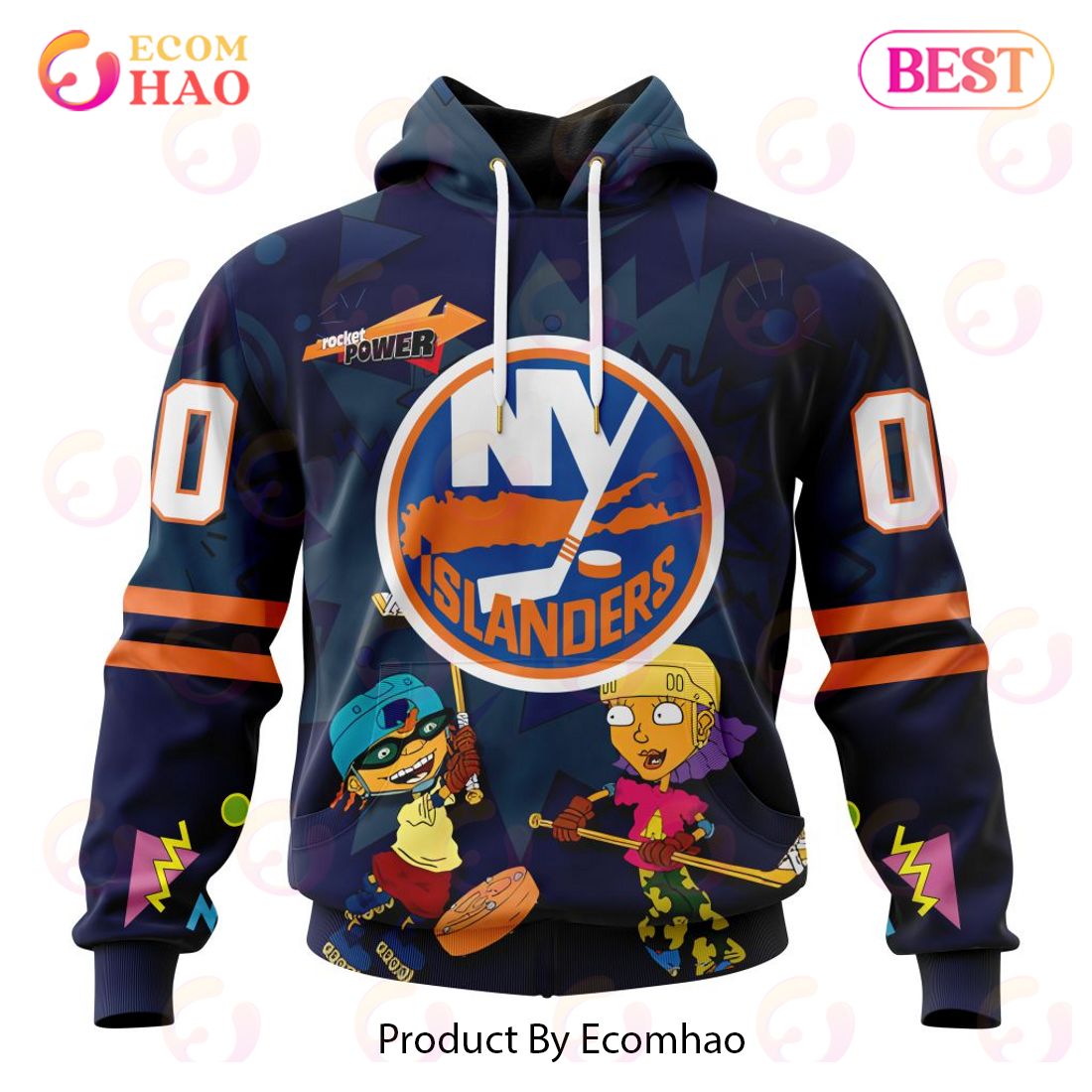 NHL Philadelphia Flyers Specialized For Rocket Power 3D Hoodie