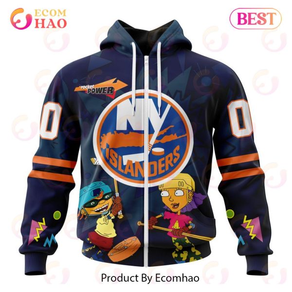 NHL New York Islanders Specialized For Rocket Power 3D Hoodie