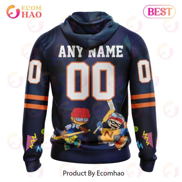 NHL New York Islanders Specialized For Rocket Power 3D Hoodie