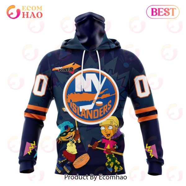 NHL New York Islanders Specialized For Rocket Power 3D Hoodie