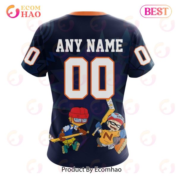 NHL New York Islanders Specialized For Rocket Power 3D Hoodie