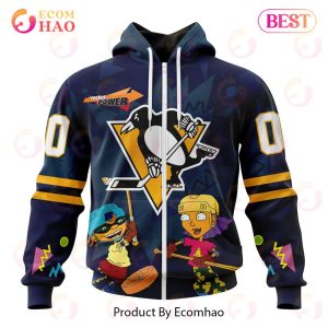 NHL Pittsburgh Penguins Specialized For Rocket Power 3D Hoodie