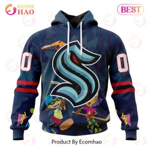 NHL Seattle Kraken Specialized For Rocket Power 3D Hoodie