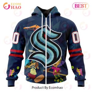 NHL Seattle Kraken Specialized For Rocket Power 3D Hoodie