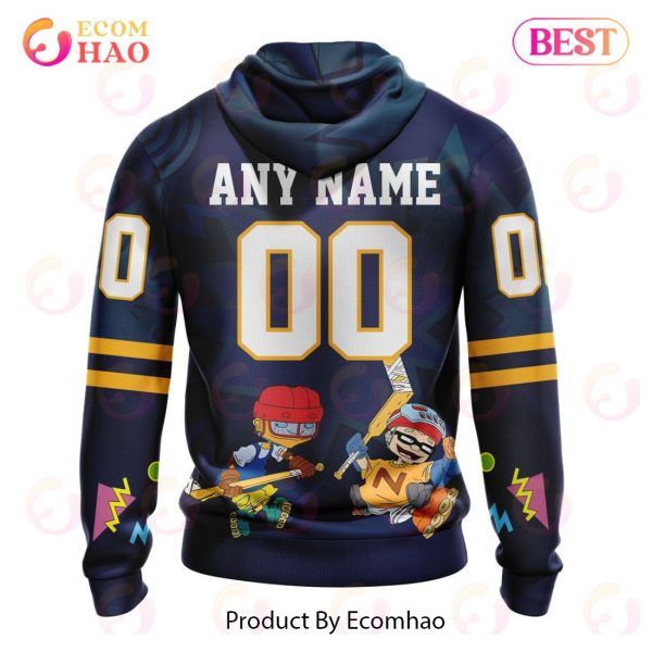 NHL St. Louis Blues Specialized For Rocket Power 3D Hoodie