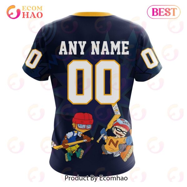 NHL St. Louis Blues Specialized For Rocket Power 3D Hoodie