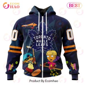 NHL Toronto Maple Leafs Specialized For Rocket Power 3D Hoodie