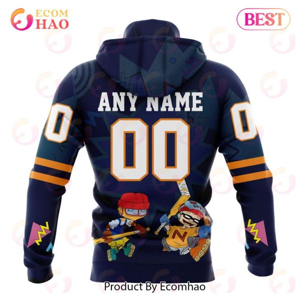 NHL Toronto Maple Leafs Specialized For Rocket Power 3D Hoodie