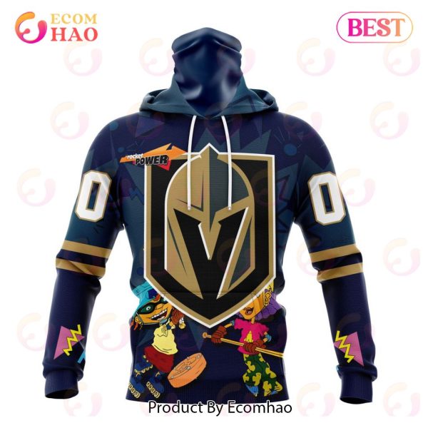 NHL Vegas Golden Knights Specialized For Rocket Power 3D Hoodie