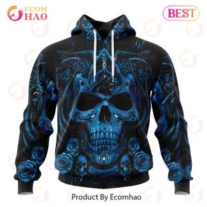 Best NFL Carolina Panthers Special Design With Skull Art 3D Hoodie Limited Edition