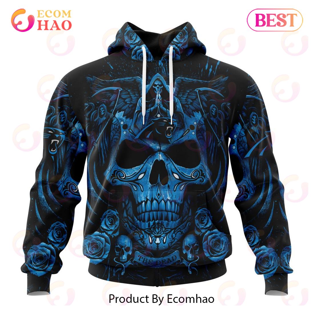 Best NFL Arizona Cardinals Special Design With Skull Art 3D Hoodie Limited Edition