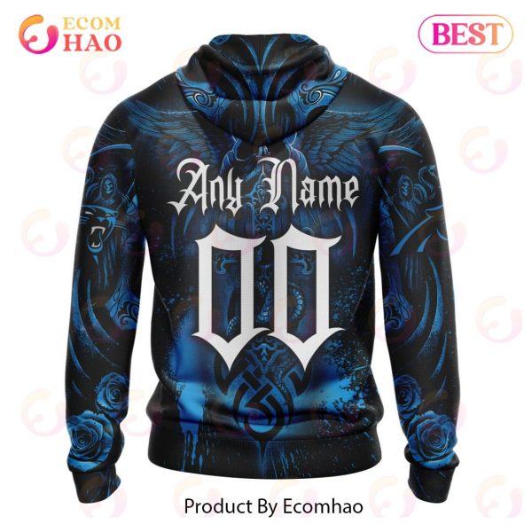 Best NFL Carolina Panthers Special Design With Skull Art 3D Hoodie Limited Edition