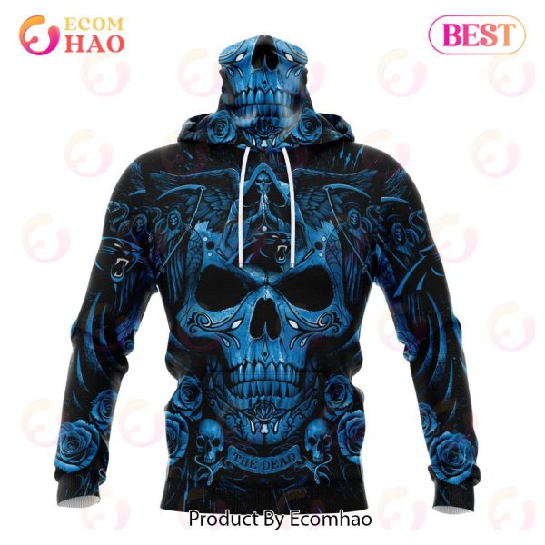 Best NFL Carolina Panthers Special Design With Skull Art 3D Hoodie Limited Edition