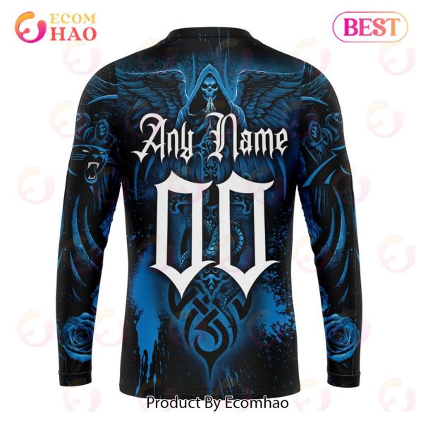 Best NFL Carolina Panthers Special Design With Skull Art 3D Hoodie Limited Edition