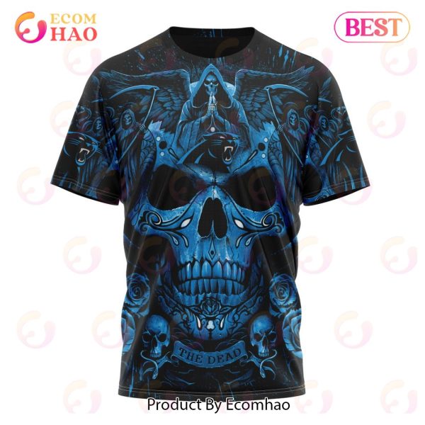 Best NFL Carolina Panthers Special Design With Skull Art 3D Hoodie Limited Edition