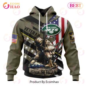 NFL New York Jets Honor Veterans And Their Families 3D Hoodie