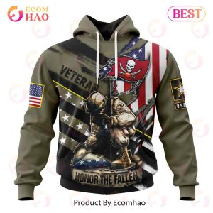 NFL Tampa Bay Buccaneers Honor Veterans And Their Families 3D Hoodie