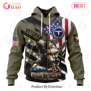 NFL Tennessee Titans Honor Veterans And Their Families 3D Hoodie