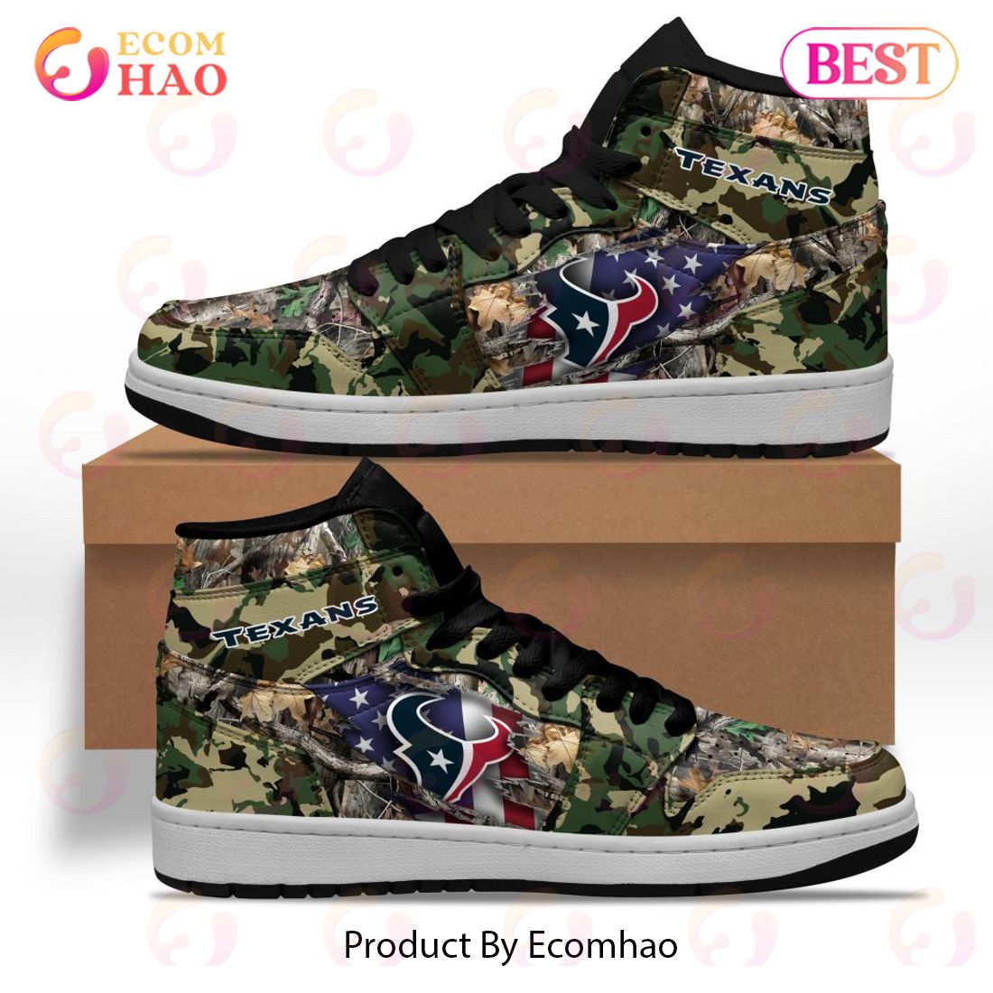 NFL Dallas Cowboys Special Camo Realtree Hunting Air Jordan 1, High Top