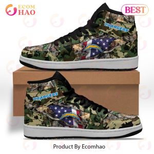 NFL Los Angeles Chargers Special Camo Realtree Hunting Air Jordan 1, High Top