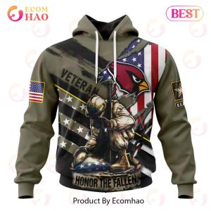 NFL Arizona Cardinals Honor Veterans And Their Families 3D Hoodie